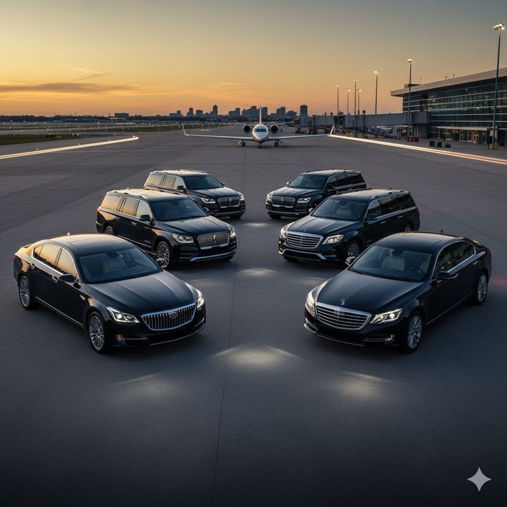 Premium rental fleet for corporate transport